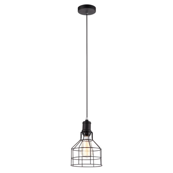 Pendant lamp Lux Synthia – modern pendant lamp in black and metal
