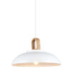 Pendant lamp Lux Danito – modern pendant lamp in white and steel