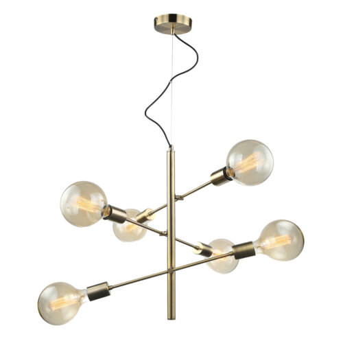 Pendant lamp Lux Madalyn 40w – modern pendant lamp in antique bronze and steel