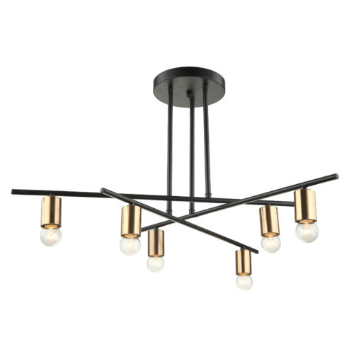 Pendant lamp Lux Normani – modern pendant lamp in brown