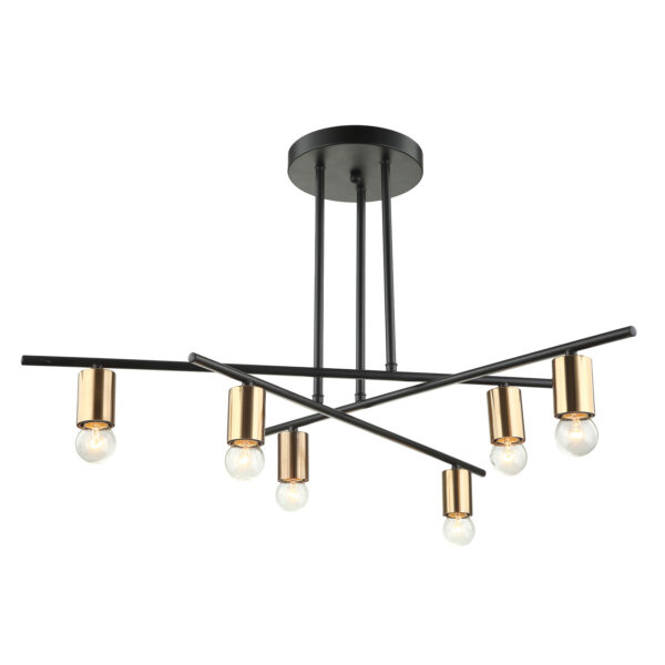 Pendant lamp Lux Normani – modern pendant lamp in brown