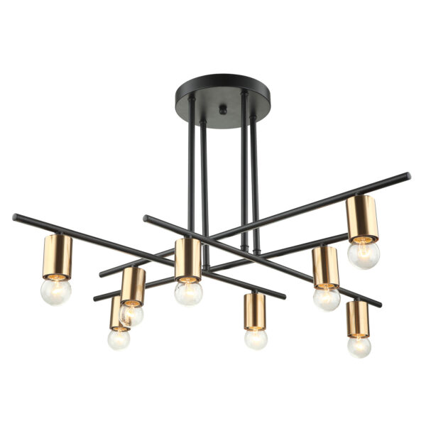 Pendant lamp Lux Normani 60w – modern pendant lamp in brown