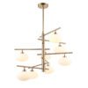 Pendant lamp Lux Fiorenzo 25w – modern pendant lamp in brass and metal