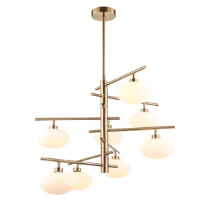 Pendant lamp Lux Fiorenzo 25w – modern pendant lamp in brass and metal