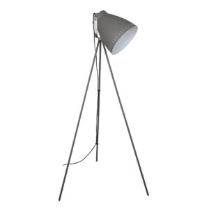 Floor lamp Lux Franklin – floor lamps in grey sandblasted