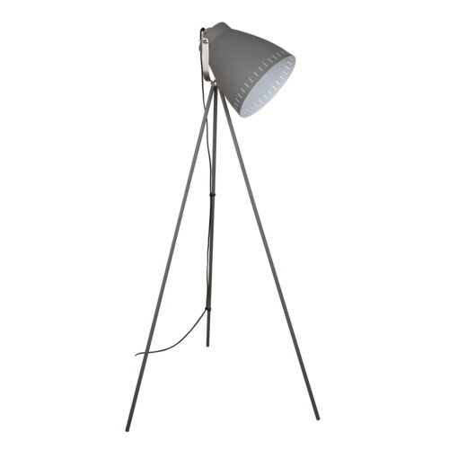Floor lamp Lux Franklin – floor lamps in grey sandblasted
