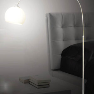 Floor lamp Lux Piegano 60w – floor lamps in chrome and metal alloy