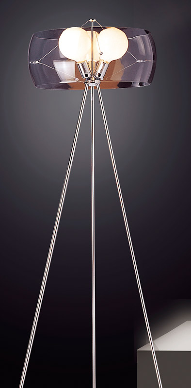 Floor lamp Lux Koma – floor lamps in white and metal alloy