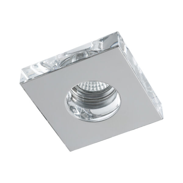 Recessed ceiling light Lux Remix – minimalist recessed ceiling light in chrome and metal alloy