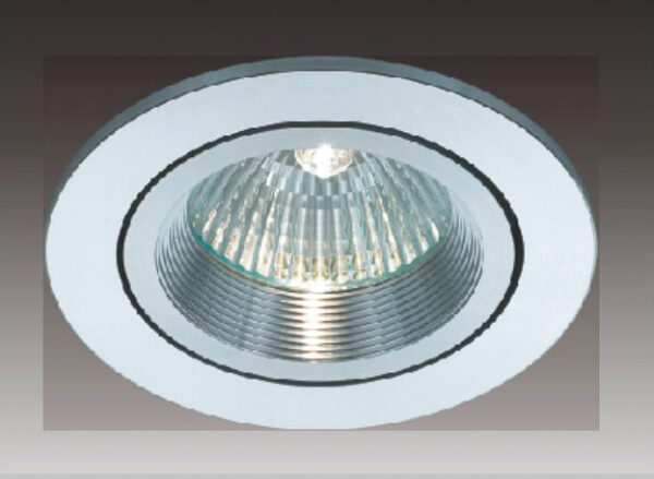 Recessed ceiling light Lux Oczko 50w – minimalist recessed ceiling light in satin and metal