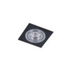 Recessed ceiling light Lux Mooty BL – minimalist recessed ceiling light in black and metal