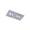 Recessed ceiling light Lux Mooty SN – minimalist recessed ceiling light in black and metal