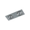 Recessed ceiling light Lux Fiamma – minimalist recessed ceiling light in satin and metal