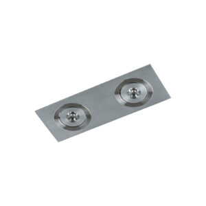 Recessed ceiling light Lux Fiamma – minimalist recessed ceiling light in satin and metal