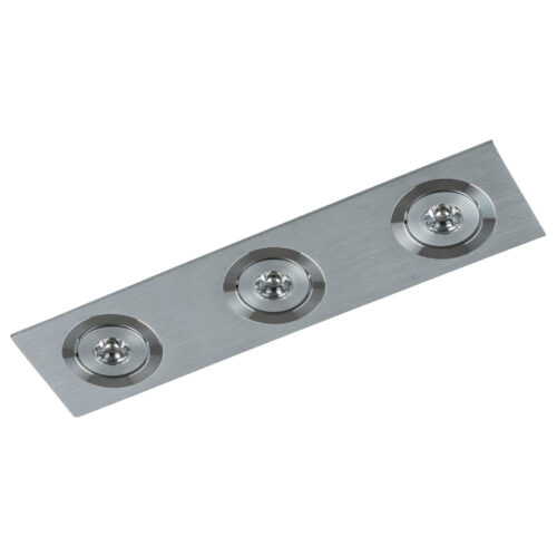 Recessed ceiling light Lux Fiamma 3w – minimalist recessed ceiling light in satin and metal