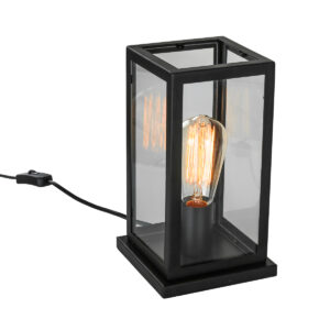 Table lamp Lux Laverno – table lamps in matt black and metal alloy