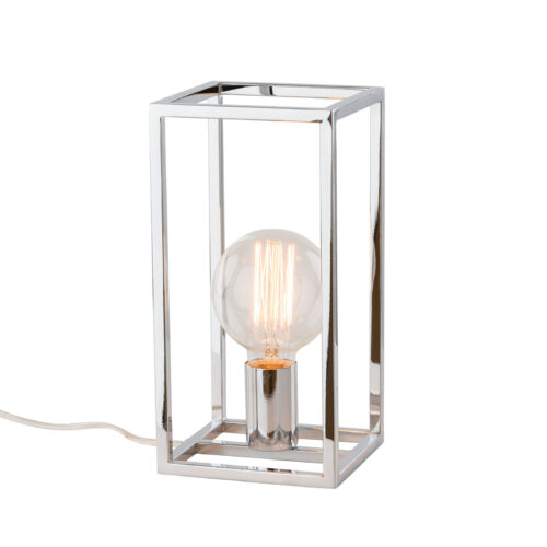 Table lamp Lux Sigalo 60w – table lamps in chrome and metal