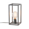 Table lamp Lux Sigalo – table lamps in grey sandblasted and metal