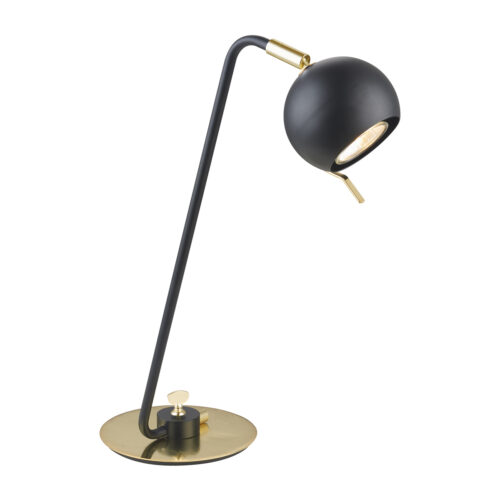 Table lamp Lux Charissa – table lamps in matt black and metal
