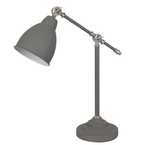 Table lamp Lux Sonny – table lamps in grey sandblasted