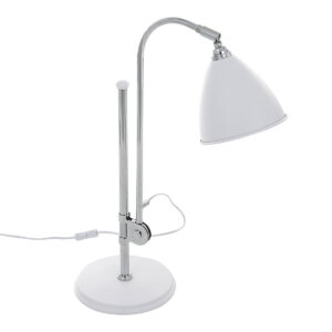 Table lamp Lux Evato – table lamps in white and steel