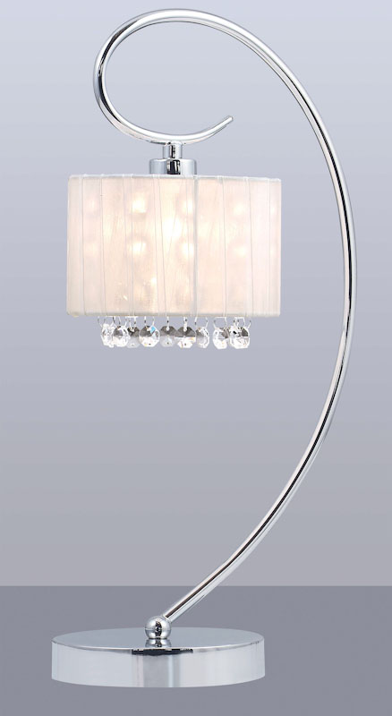 Table lamp Lux Span – table lamps in chrome and metal