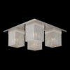 Flush mount ceiling light Lux Helios – flush mount ceiling lights in chrome and metal