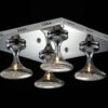 Flush mount ceiling light Lux Nueva – flush mount ceiling lights in chrome and metal