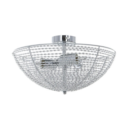 Flush mount ceiling light Lux Formo – flush mount ceiling lights in chrome and steel
