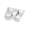Flush mount ceiling light Lux Seth 21w – flush mount ceiling lights in chrome and acrylic