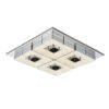Flush mount ceiling light Lux Clarise – flush mount ceiling lights in chrom