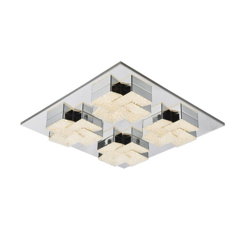 Flush mount ceiling light Lux Clarise 56w – flush mount ceiling lights in chrom