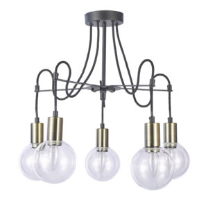 Flush mount ceiling light Lux Gianni – flush mount ceiling lights in black