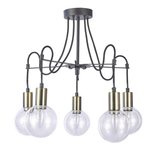 Flush mount ceiling light Lux Gianni – flush mount ceiling lights in black