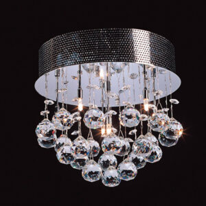 Pendant lamp Lux Lucid – modern pendant lamp in chrome and metal alloy