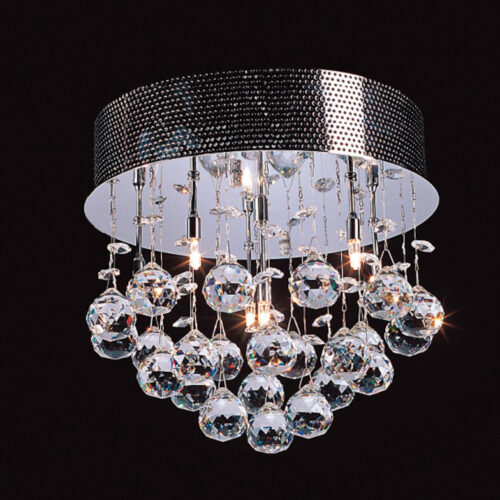 Pendant lamp Lux Lucid – modern pendant lamp in chrome and metal alloy