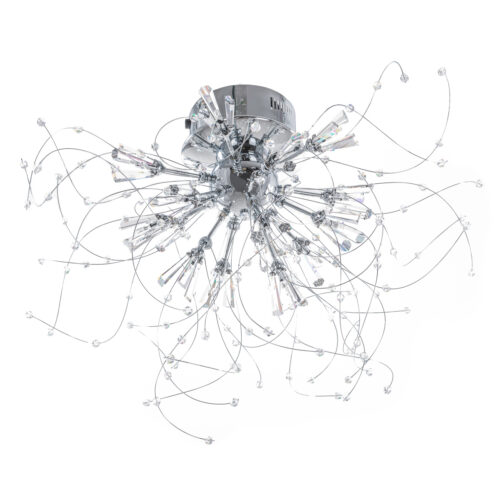 Pendant lamp Lux Luciola – modern pendant lamp in black and metal alloy