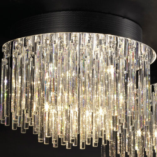 Pendant lamp Lux Spillo – modern pendant lamp in chrome and metal alloy