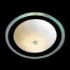 Flush mount ceiling light Lux Torino – flush mount ceiling lights in white and metal alloy