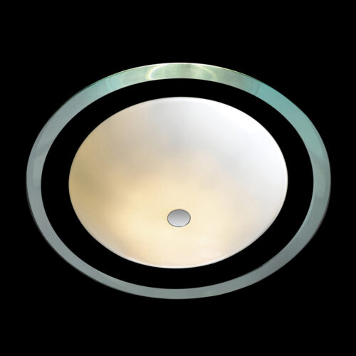 Flush mount ceiling light Lux Torino – flush mount ceiling lights in white and metal alloy