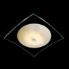Flush mount ceiling light Lux Torino 40w – flush mount ceiling lights in white and metal alloy