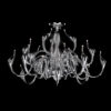 Pendant lamp Lux Swan – modern pendant lamp in chrome and metal