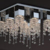 Pendant lamp Lux Larix 35w – modern pendant lamp in chrome and metal alloy