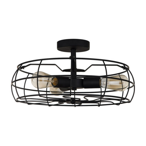 Pendant lamp Lux Rayo – modern pendant lamp in black and steel