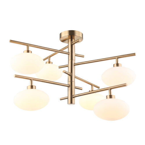 Pendant lamp Lux Fiorenzo – modern pendant lamp in brass and metal