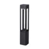 Outdoor floor light Lux Nutri 10w – outdoor floor lights in sandblasted black and aluminum
