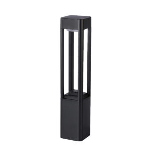 Outdoor floor light Lux Nutri – outdoor floor lights in sandblasted black and aluminum