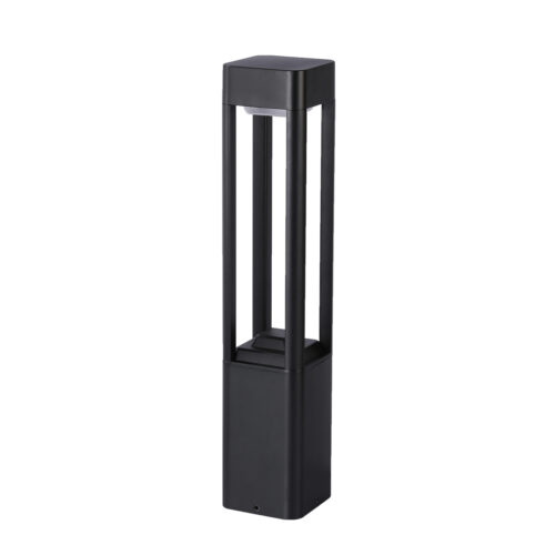 Outdoor floor light Lux Nutri – outdoor floor lights in sandblasted black and aluminum