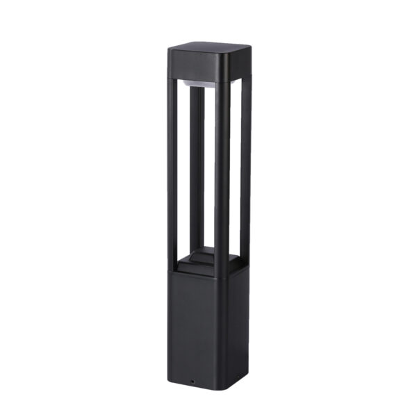 Outdoor floor light Lux Nutri – outdoor floor lights in sandblasted black and aluminum