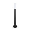 Outdoor floor light Lux Muggia – outdoor floor lights in sandblasted black and aluminum